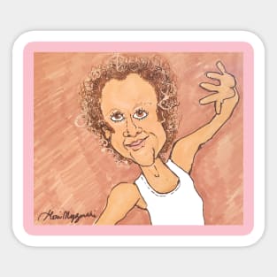 Richard Simmons  Sweatin' to the Oldies Sticker